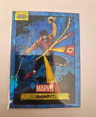 Topps chrome marvel gambit - marvel,