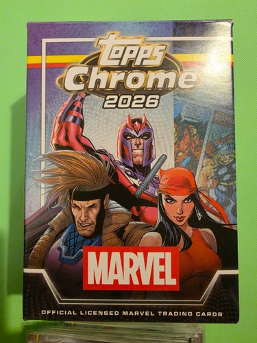 Topps chrome 2026 marvel base - chrome,