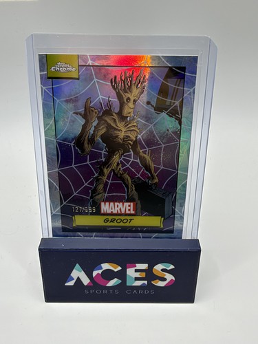 2024 topps chrome marvel - 2024, groot