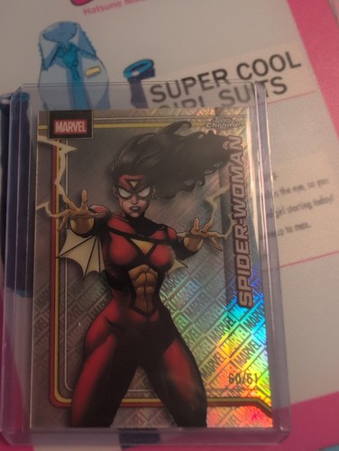 Spider woman 2026 topps - topps, chrome