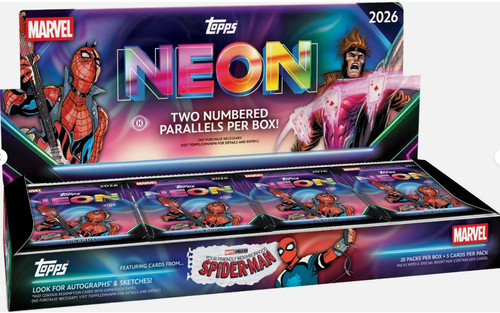 2026 topps marvel neon hobby - marvel,