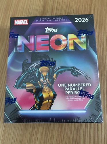 Topps marvel neon 2026 - x,