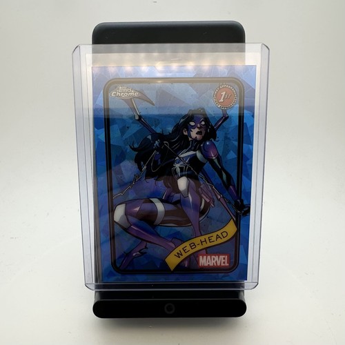 Web head topps - chrome, sapphire