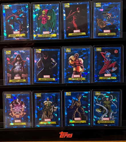 Topps marvel chrome sapphire - topps,