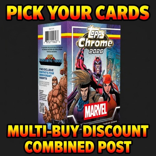 2026 topps chrome marvel - chrome, base