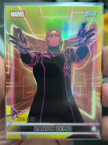 Topps neon marvel baron zemo - neon,