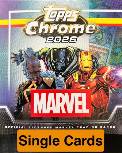 2026 topps chrome marvel - chrome,
