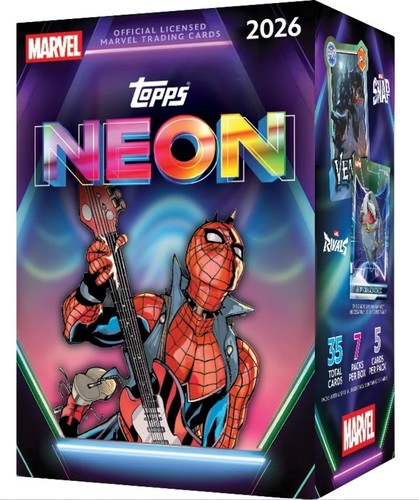 Topps neon marvel 2026 base - topps,