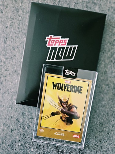 Topps now marvel wolverine - topps,