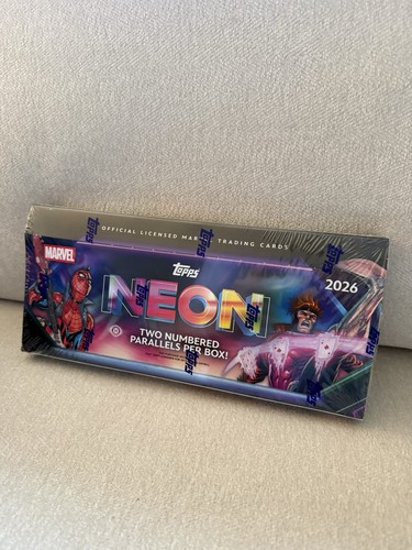 Topps marvel neon hobby - marvel,