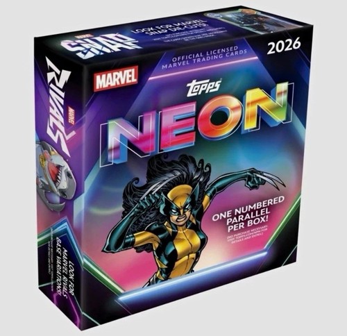 2026 topps marvel neon base - topps,