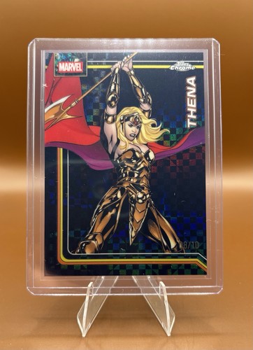 2026 topps chrome marvel thena - topps,