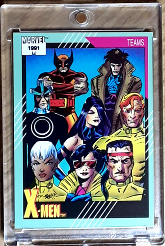 1991 marvel card - 153, x-men.