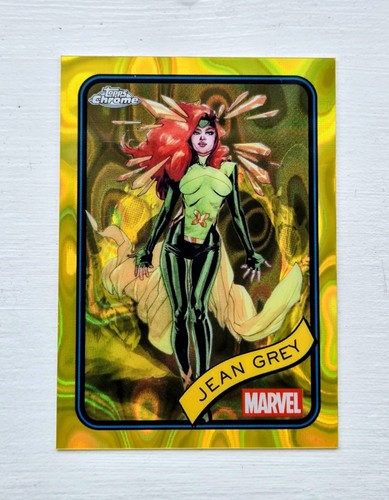 Topps chrome marvel jean grey - topps,
