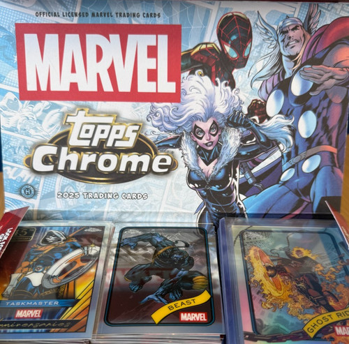 Topps marvel comics chrome - marvel,