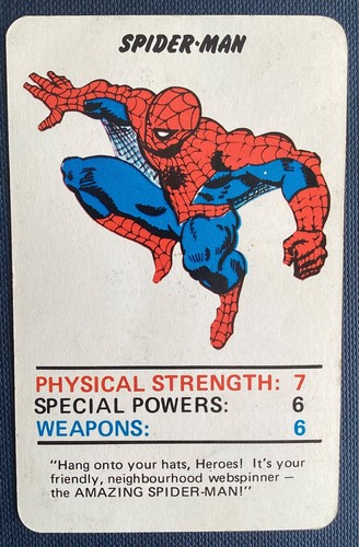 1977 marvel super heroes - marvel, card
