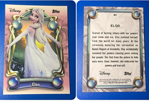 Topps disney wonder elsa - topps, base