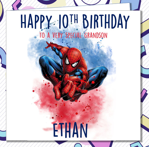 Personalised spider man - personalised,