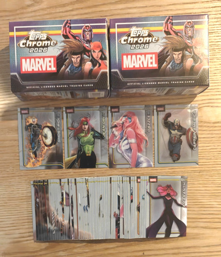 Topps marvel comics chrome - topps,