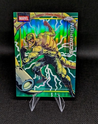 Scorpion topps chrome marvel - topps,