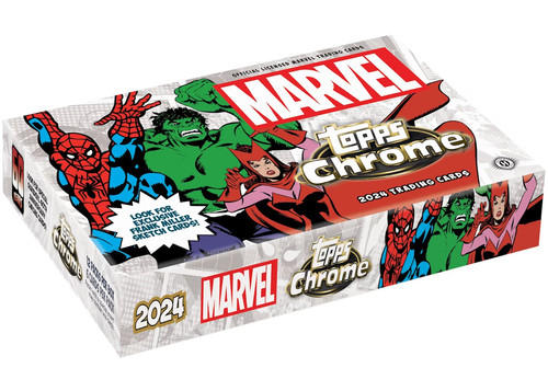 2024 topps chrome - chrome, marvel