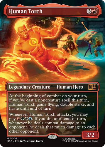 Human torch - torch, borderless)